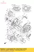 18P154110000, Yamaha, tapa, cárter 1 yamaha yfz yzf 450 2010 2011 2012 2013, Nuevo