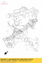 Ici, vous pouvez commander le culasse assy auprès de Yamaha , avec le numéro de pièce 4P9E11020000: