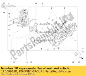 Piaggio Group 1A008919R bloque silencioso - Lado inferior