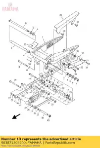 yamaha 903871203200 collar - Bottom side