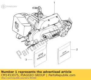 Piaggio Group CM1453075 50 2t e2 nrg power ária eng. para sp.p. - Lado inferior