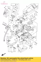 Here you can order the bolt, flange(2uj) from Yamaha, with part number 950240802000: