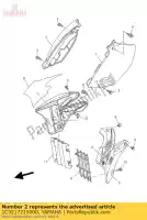 1C3217215000, Yamaha, coperchio, lato 2 yamaha yz 125 250 2006 2007 2008 2009 2010 2011 2012 2013 2014, Nuovo