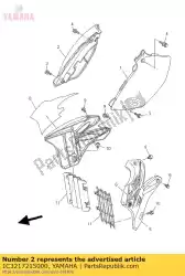 Aquí puede pedir cubierta, lado 2 de Yamaha , con el número de pieza 1C3217215000: