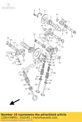 Here you can order the o ring from Suzuki, with part number 1286438B01: