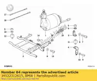 34522312615, BMW, steunrecht (vanaf 08/1992) (tot 07/1993) bmw  1100 1992 1993 1994 1995 1996 1997, Nieuw