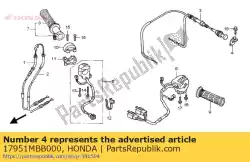 Aqui você pode pedir o fica, sufoque o cabo em Honda , com o número da peça 17951MBB000: