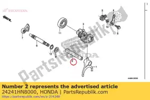 Honda 24241HN8000 eixo, garfo de mudança - Lado inferior