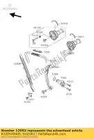 K120530009, Suzuki, corrente-guia, upp suzuki rm z 250 2004 2005 2006, Novo