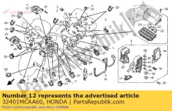 Aquí puede pedir cable, arranque murciélago de Honda , con el número de pieza 32401MCAA60: