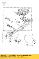 T2302019, Triumph, riem stoel triumph rocket iii, classic & roadster 2300 2005 2006 2007 2008 2009 2010 2011 2012, Nieuw