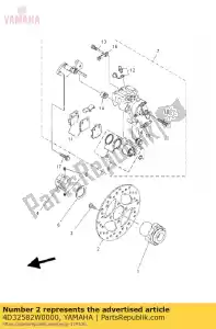 yamaha 4D32582W0000 disk, rear brake 2 - Bottom side