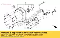 11395MZ1000, Honda, gasket, clutch cover honda cb 1000 1300 1993 1994 1995 1996 1997 1998 1999, New