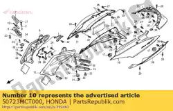 plaat, voet van Honda, met onderdeel nummer 50723MCT000, bestel je hier online: