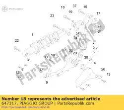 Qui puoi ordinare vite da Piaggio Group , con numero parte 647317: