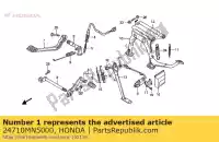 24710MN5000, Honda, pas de description disponible pour le moment honda gl 1500 1988, Nouveau