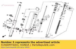 Honda 51400MT4003 fork assy, ??r fr - Onderkant