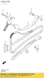 Tutaj możesz zamówić przewodnik, ? A? Cuch krzywkowy od Suzuki , z numerem części 1277110G10: