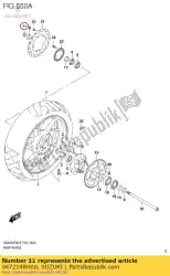 Tutaj możesz zamówić nakr? Tka tylnej osi od Suzuki , z numerem części 6472148H00: