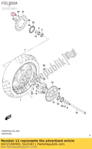 suzuki 6472148H00 nakr?tka tylnej osi - Dół