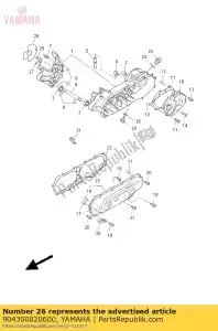 yamaha 904300820600 joint (3es) - La partie au fond