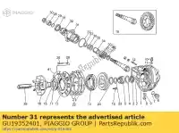 GU19352401, Piaggio Group, Bearing casing moto-guzzi arabinieri nevada nevada club ntx sp t targa v x 350 500 650 750 1985 1986 1987 1988 1990 1991 1992 1993 1995 1996 1998, New