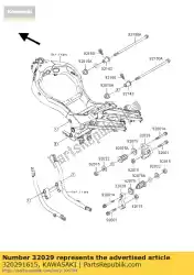 Ici, vous pouvez commander le support-moteur zx1000-b1 auprès de Kawasaki , avec le numéro de pièce 320291615: