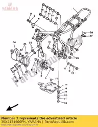 Here you can order the stay, engine 3 from Yamaha, with part number 30X2131600FH: