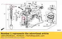 16010KEBG01, Honda, gasket set honda  ca 125 250 1999 2017 2018 2019 2020, New