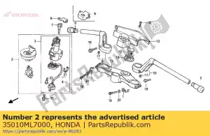 Honda 35010ML7000 zestaw kluczy - Dół