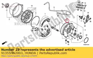 honda 91355HN2003 oring, 199x3.1 - Onderkant