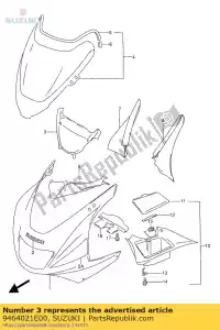 Suzuki 9464021E00 panel komp., ctr. - Dół