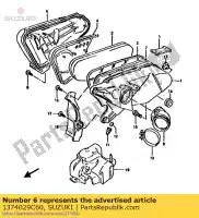 1374029C60, Suzuki, cap,air cleaner suzuki ah 50 1992 1994, New