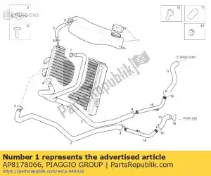 Piaggio Group AP8178066 expansion tank - Bottom side