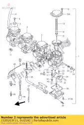 Ici, vous pouvez commander le carburateur, ml auprès de Suzuki , avec le numéro de pièce 1320203F11:
