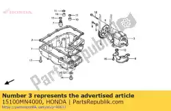 Tutaj możesz zamówić brak opisu w tej chwili od Honda , z numerem części 15100MN4000:
