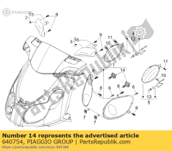 Aprilia 640754, Lamp h11 12v-55w, OEM: Aprilia 640754