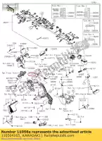 110564165, Kawasaki, staffa, sensore velocità ruota klz10 kawasaki  klz 1000 2015 2016 2017 2018 2019 2020 2021, Nuovo