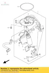 Aquí puede pedir conjunto de bomba, combustible de Suzuki , con el número de pieza 1510041F10: