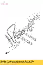 Qui puoi ordinare bullone, flangia da Yamaha , con numero parte 901050780000: