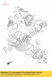 Ici, vous pouvez commander le amortisseur auprès de Yamaha , avec le numéro de pièce 1RC157890000: