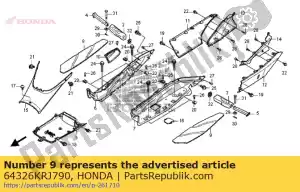 honda 64326KRJ790 nenhuma descrição disponível no momento - Lado inferior