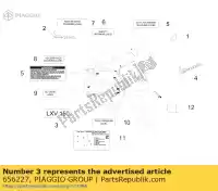 656227, Piaggio Group, Autocollant 