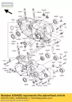 920451300, Kawasaki, Kogellagers, 63/22/25 kawasaki kx  k r l m f kx250 250 , Nieuw