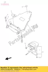 Ici, vous pouvez commander le amortisseur 1 auprès de Yamaha , avec le numéro de pièce 4HM216380000: