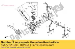 Here you can order the joint, two way (nissin) from Honda, with part number 45127MA1003: