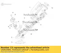 1A003984, Piaggio Group, tubo flessibile dell'acceleratore piaggio vespa fly lx primavera rp8m79100 rp8md1101,  rp8md1201 rp8md4100 rp8md4200l s vespa zapm68300, zapm68303 zapm80100, zapm80101, zapma7100 zapm80101 zapm808g, zapm80200, zapm8020, zapma7200, zapma78g zapma720 zapma78g,  zapmd1100 zapmd1101 zapmd120 , Nuovo