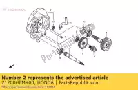 21200GFMK00, Honda, composition de cas, mission honda nhx110wh 110 , Nouveau