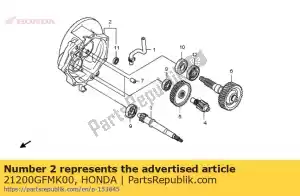 Honda 21200GFMK00 caso comp, misión - Lado inferior