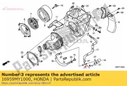 Qui puoi ordinare giunto, tubo del carburante da Honda , con numero parte 16959MY1000: